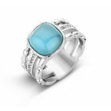 KORREKT WEB Victoria Ezüst színű kék köves gyűrű gyűrű