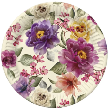 KORREKT WEB Virág Blossom papírtányér 8 db-os 18 cm party kellék