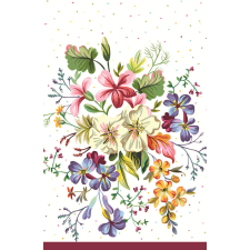 KORREKT WEB Virág Delicate Flowers papír asztalterítő 120x180 cm lakástextília
