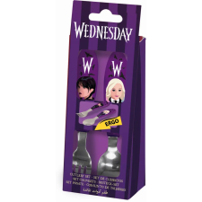KORREKT WEB Wednesday Enid fém ergo evőeszköz készlet - 2 darabos babaétkészlet