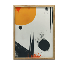 Kosmiczna Forma, 50x70 cm, rama aluminiowa czarna, papier matowy 230 gsm grafika, keretezett kép