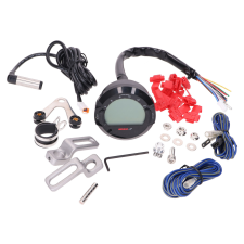 Koso Digitális DL-03SR LCD kijelző fekete fordulatszámmérő d=64mm egyéb motorkerékpár alkatrész