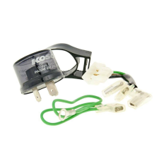 Koso Index relé Koso digitális - LED vagy sima - 3-csapszeg 12V, csomagban adapter egyéb motorkerékpár alkatrész
