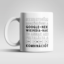  Köszönöm Wikipédia bögre egyedi ajándék