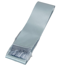  Koszorú szalag 7x200cm ezüst-ezüst 2db/csom (db ár) dekorációs kellék