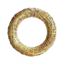  Koszorúalap, szalma, átmérője 25 cm dekorációs kellék