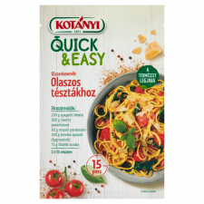 Kotányi Quick & Easy fűszerkeverék olaszos tésztákhoz 20 g alapvető élelmiszer
