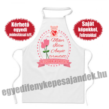 Kötény - Mikor Isten anyát teremtett - egyedi felirattal is lakástextília