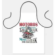 Kötény Motoros szív, motoros lélek K002 ajándéktárgy