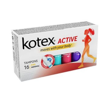 Kotex Active 16 tampon Normál intim higiénia