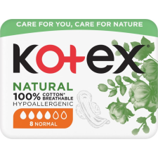 Kotex Natural Normal egészségügyi betétek 8 db gyógyászati segédeszköz