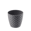  Kötött mintás kaspó 3L 17,5x15,5cm Szín: Szürke