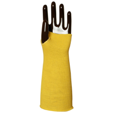  KÖTÖTT SÁRGA KEVLAR KARVÉDŐ, HŐ- ÉS VÁGÁSBIZTOS_46 CM