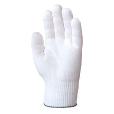  KÖTÖTT, VÉKONY FEHÉR POLIAMID KESZTYŰ, 3 SZÁLAS, RUGALMAS (6) védőkesztyű