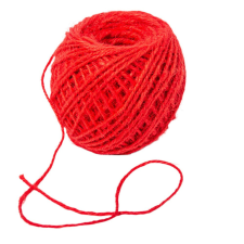  Kötöző juta piros 50g 41m dekorációs kellék