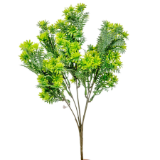  Kövirózsa bokor 5ágú M31cm 60db/# dekorációs kellék