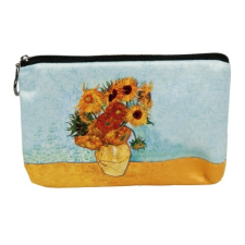  Kozmetikai táska 19x2,5x13cm, polyester,Van Gogh:Napraforgók smink kiegészítő