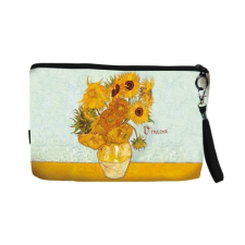  Kozmetikai táska 25x3x17cm, polyester, Van Gogh:Napraforgók smink kiegészítő