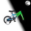  KPC FluoBike Police szirénás VILÁGÍTÓS 12 kék fluoreszkáló gyermek kerékpár
