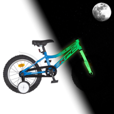  KPC FluoBike Police szirénás VILÁGÍTÓS 16 kék fluoreszkáló gyermek kerékpár gyermek kerékpár