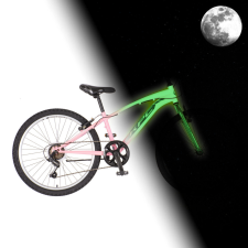 KPC KPC FluoBike Bloom VILÁGÍTÓS 24 rózsaszín fluoreszkáló gyermek kerékpár gyermek kerékpár
