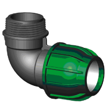  KPE KÖNYÖK 40x5/4&quot; KM /AM/ hűtés, fűtés szerelvény