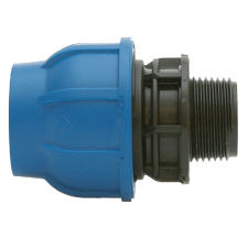  KPE összekötő 25x3/4" KM /AI/ hűtés, fűtés szerelvény