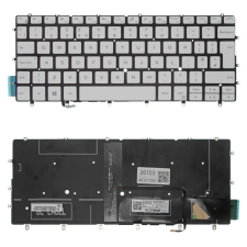  KPJJ5 gyári új UK angol, háttérvilágításos fehér laptop billentyűzet, keret nélkül laptop alkatrész