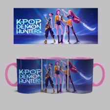  KPOP - Demon-Hunters bögre (Rózsaszín) bögrék, csészék