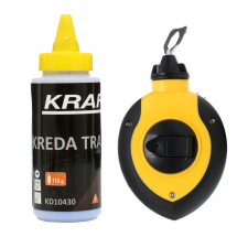 KRAFT&DELE Vonalhúzó zsinór krétával 30m KD10430 tapéta, díszléc és más dekoráció