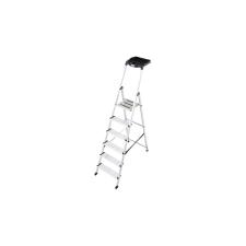 KRAUSE 126542 Monto Secury 6 fokos lépcsőfokos állólétra /5,6kg;2,10m/ létra és állvány