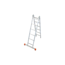 KRAUSE 129901 Monto TriMatic 2X6 fokos csuklós állólétra /8,2kg;1,80m/ létra és állvány