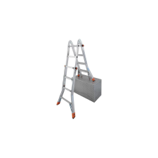 KRAUSE 129956 Monto TeleMatic 4X4 fokos teleszkópos csuklós létra /15,2kg;1,35m/ létra és állvány