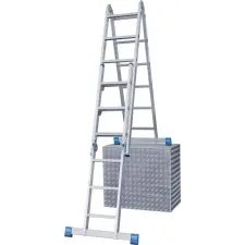 KRAUSE 133922 STABILO kombinált csuklós létra 2x3 és 2x6 fokos létra és állvány