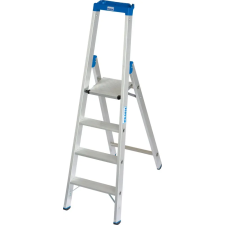 KRAUSE Alu lépcsőfokos állólétra 1 x 4 Fokos - STABILO - (124517) létra és állvány