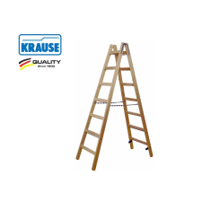 KRAUSE Fa lépcsőfokos állólétra 2x7 Fokos - STABILO- (170095) létra és állvány