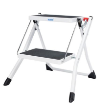 KRAUSE Fellépő, összecsukható, 2 lépcsőfokos, acél, KRAUSE "Picoly" létra és állvány