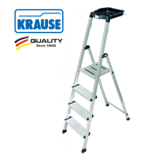 KRAUSE Létra ALU lépcsőfokos álló 1x 4 fokos - Krause Monto SECURY létra és állvány