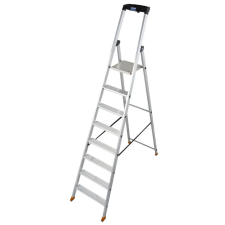 KRAUSE Létra Solido lépcsőfokos állólétra 1x8 Fokos - MONTO- (126672) létra és állvány