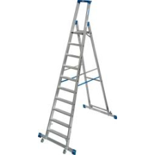 KRAUSE Stabilo gurítható állólétra kitámasztóval 1x10 (127341) létra és állvány