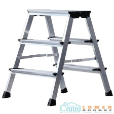  KRAUSE Treppo két oldalon járható fellépő 3 fokos 126030 létra és állvány