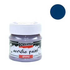 Kreatív akrilfesték Pentart fényes 50 ml kék akrilfesték