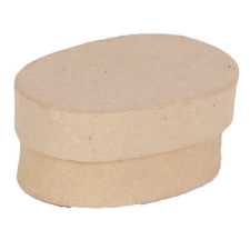  Kreatív decoupage tárgy Clairefontaine Décopatch mini ovális doboz 7x4,5x3 cm dekorációs kellék