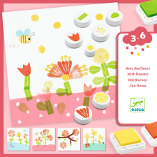  Kreatív nyomdakészlet - Virágokkal - With flowers kreatív és készségfejlesztő