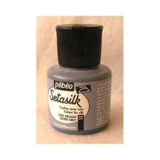  Kreatív selyemfesték Pébéo Setasilk vasalóval fixálható 45 ml ezüstszürke filctoll, marker