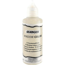  Kreatív üvegmatrica festék Stanger 80 ml csillám arany kreatív és készségfejlesztő