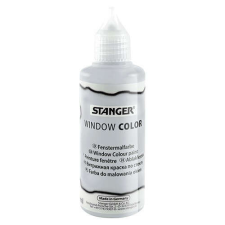 Kreatív üvegmatrica festék Stanger 80 ml csillám ezüst kreatív és készségfejlesztő