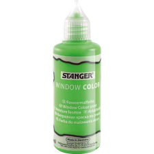 Kreatív üvegmatrica festék Stanger 80 ml középzöld üvegfesték