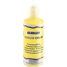 Kreatív üvegmatrica festék Stanger 80 ml sárga kreatív és készségfejlesztő