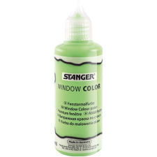 Kreatív üvegmatrica festék Stanger 80 ml világoszöld üvegfesték